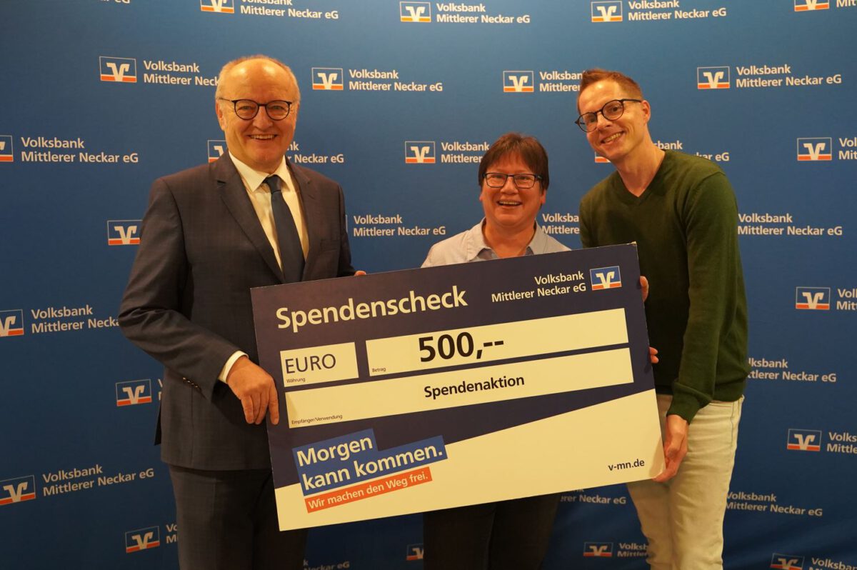 Dank der Spendenaktion der Volksbank… – Musikverein Liebersbronn e.V.